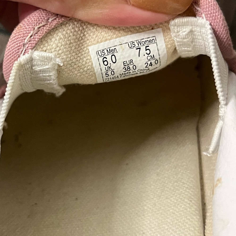 VANS - Slip-On Checkerboard Skate Shoe - Foxglove / White - Women’s 7.5 - Picture 7 of 7
